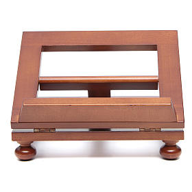 Estante de mesa madeira nogueira 25x20 cm