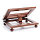 Atril de mesa madera de nogal 30x24 cm s3