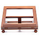 Estante de mesa em madeira de nogueira 35x28 cm s1