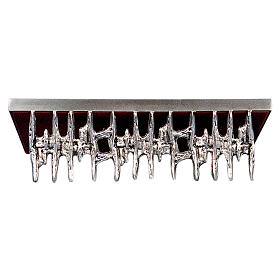 Table lectern in silver cast brass
