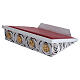 Leggio da mensa ottone fuso argento oro 4 Evangelisti s5