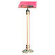 Lectern in 24K gold plated cast brass 105cm s2