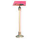 Lectern in 24K gold plated cast brass 105cm s1