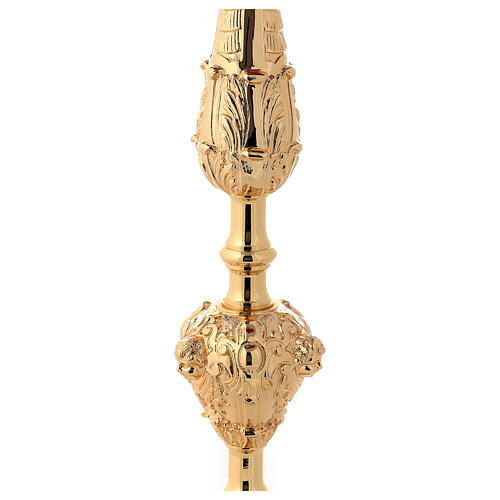 Lectern in 24K gold plated cast brass, baroque style 6