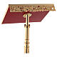 Lectern in 24K gold plated cast brass, baroque style s2