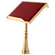 Lectern in 24K gold plated cast brass, baroque style s3