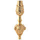 Lectern in 24K gold plated cast brass, baroque style s6