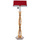 Atril columna motivos curvilíneos latón dorado s1