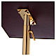 Bookstand in brass, baroque style 150 cm, golden s4