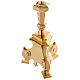 Baroque church lectern in gold plated brass 60 in s5