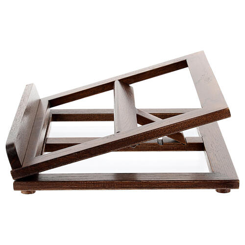 Leggio da tavolo in legno mogano 32x26 cm