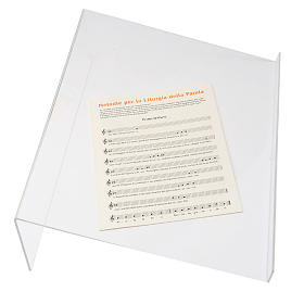 Plexiglass book-stand s3