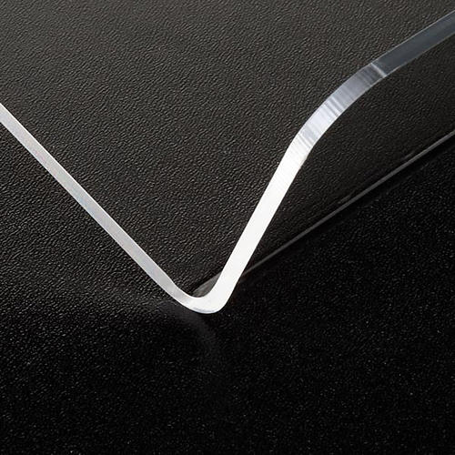 Book stand in plexiglass, 3mm rounded 2