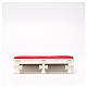 Silver-plated book stand with red cushion s1