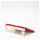 Silver-plated book stand with red cushion s2