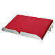 Silver-plated book stand with red cushion s3