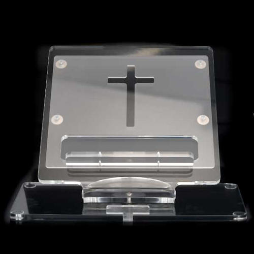 Leggio plexiglass croce 2