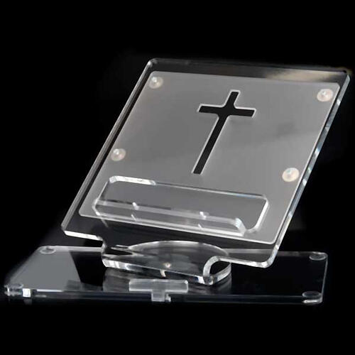 Pulpit z pleksiglasu z krzyżem 3