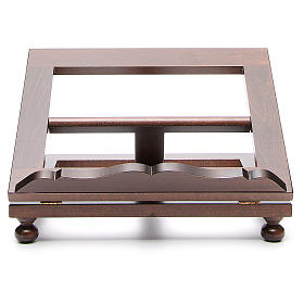 Estante mesa madeira escura 30x40 cm