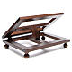 Estante mesa madeira escura 30x40 cm s9