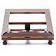 Estante mesa madeira escura 30x40 cm s1