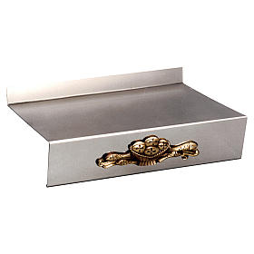 Leggii da tavolo: Leggio per libri in acciaio con pani e pesci Molina