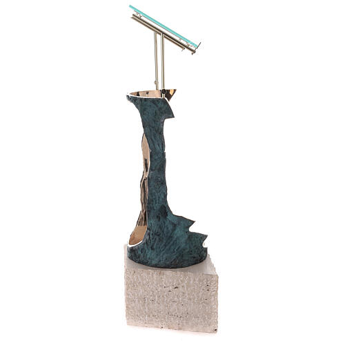 Pulpit stojący brąz marmur trawertynowy Molina 10