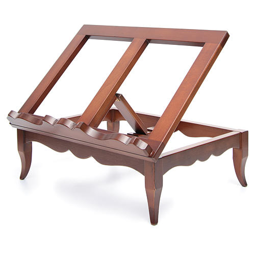 Atril de mesa madera de nogal con pies 2