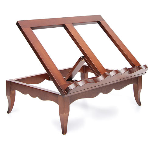 Atril de mesa madera de nogal con pies 3