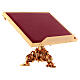 Rotating book stand in 24-karat gold plated casted brass s3