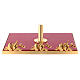 Rotating book stand in 24-karat gold plated casted brass s9