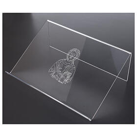 Leggii da tavolo: Leggio plexiglass con immagine di Cristo 25x35 cm