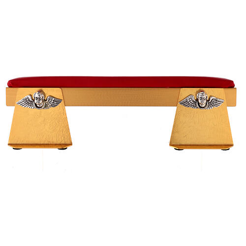 Estante de mesa bicolor 38x25 cm feito à mão 1