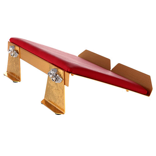 Estante de mesa bicolor 38x25 cm feito à mão 4