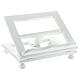 Adjustable book stand 20x25 cm white wood s3