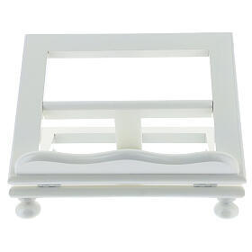 Pulpit na ołtarz 25X30 biały - regulowany - drewno