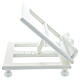 Estante mesa ajustável 30X35 cm branco, madeira s7