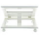 Estante mesa ajustável 30X35 cm branco, madeira s8