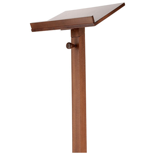 Wood base lectern with square pedestal 47 in 3