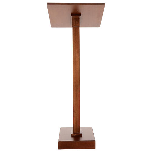 Wood base lectern with square pedestal 47 in 10