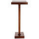 Wood base lectern with square pedestal 47 in s1