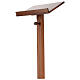 Wood base lectern with square pedestal 47 in s3