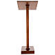 Wood base lectern with square pedestal 47 in s10