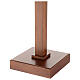 Pupitre bois colonne carrée 120 cm s9