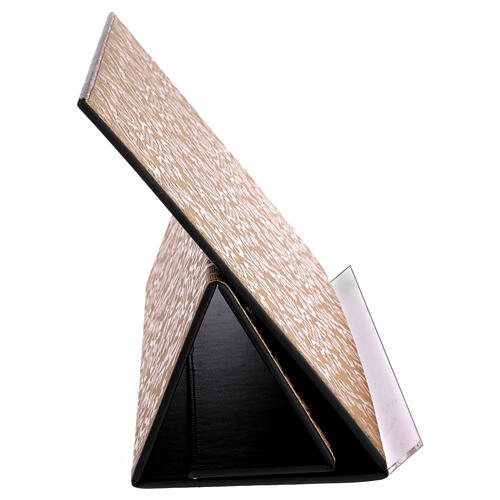 Pulpit składany 40x30 cm z pozłacaną i zdobioną imitacją skóry 3