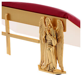 Pulpit ołtarzowy z aniołami, pozłacany mosiądz i poduszeczka