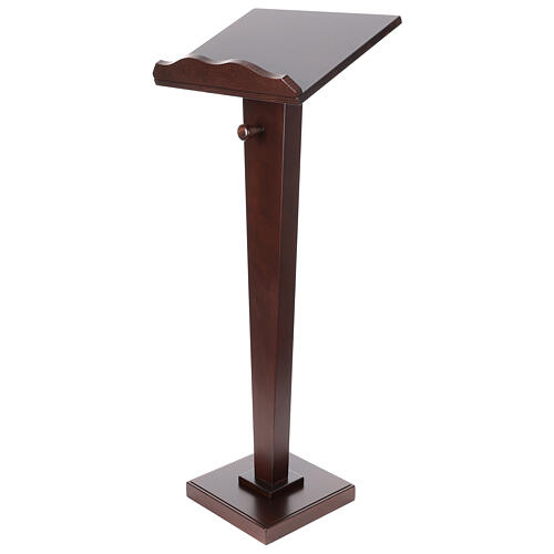 Leggio a colonna in legno 130 cm h massima 3
