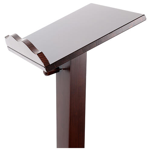 Leggio a colonna in legno 130 cm h massima 4