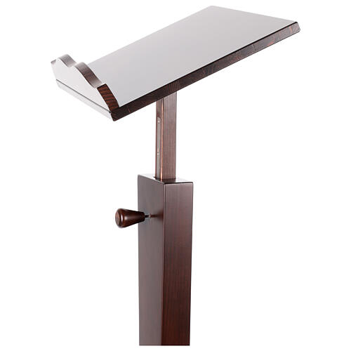 Leggio a colonna in legno 130 cm h massima 5