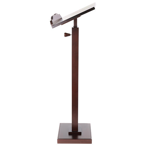 Leggio a colonna in legno 130 cm h massima 6